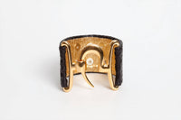 Avenue Chic Studded Cuff in black - women's jewelry - detail view