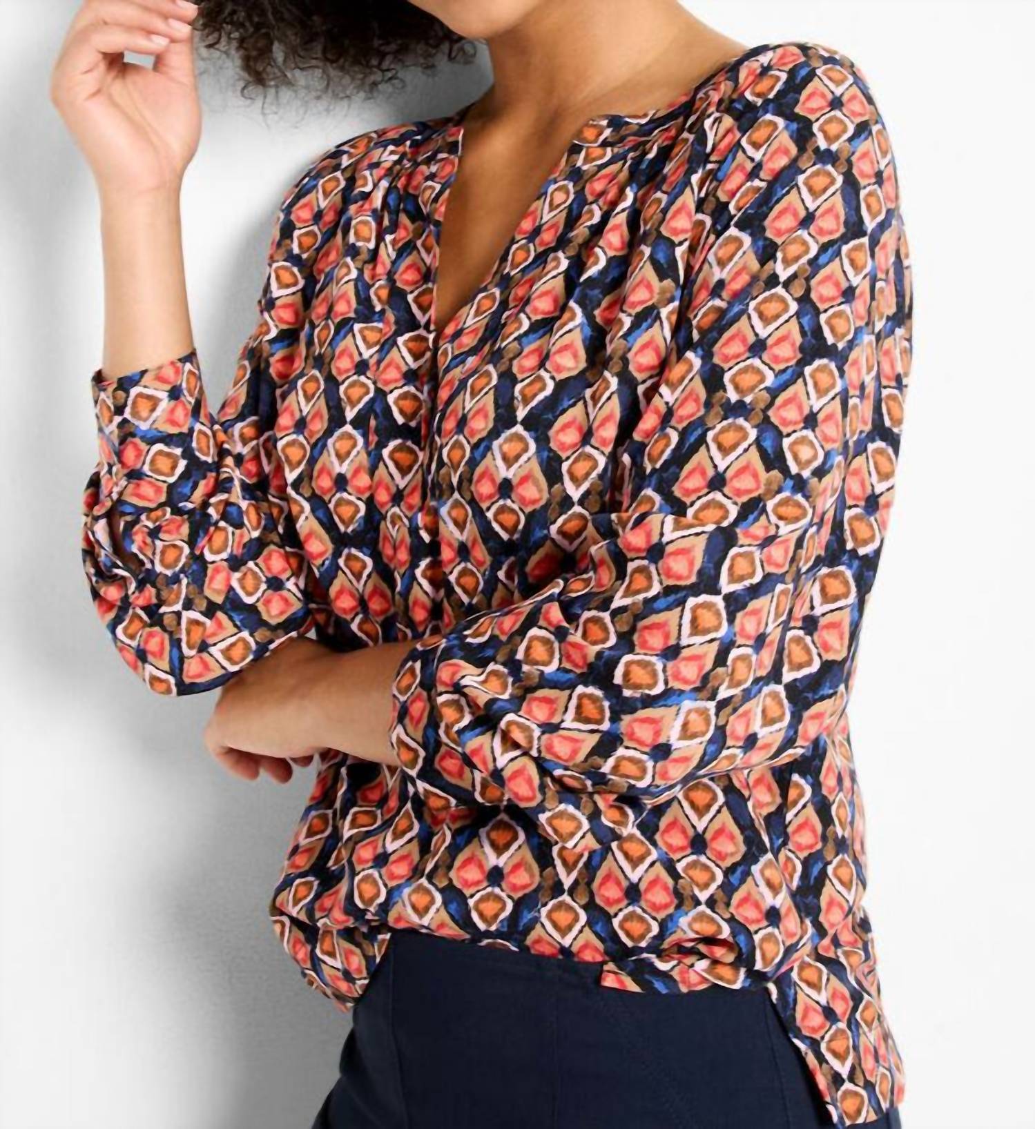 Nic + Zoe - Harvest Ikat Top