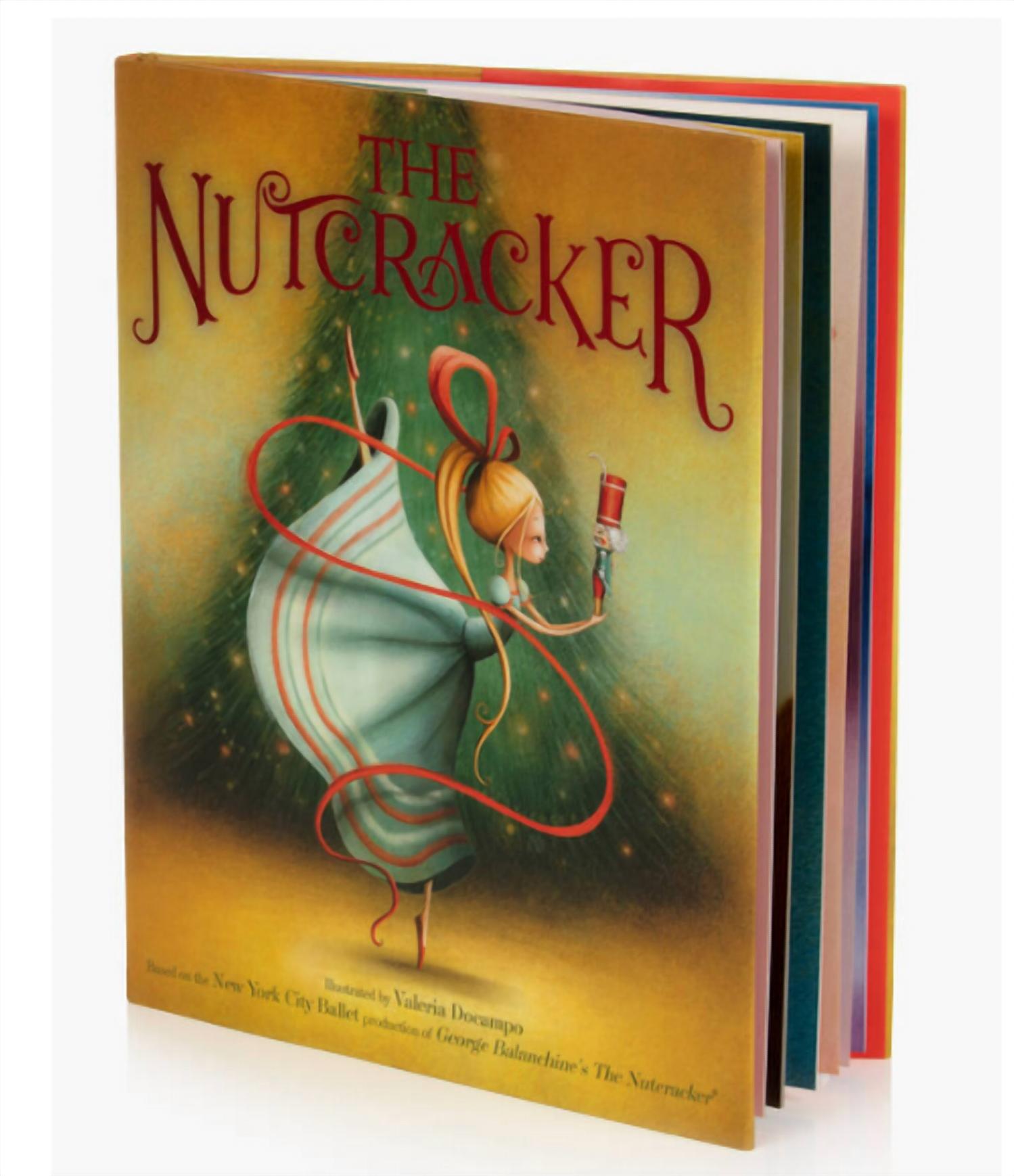 Books To Bed Girl's Nutcracker Nightdress And Book Set in pink - kids' dress - alternate view