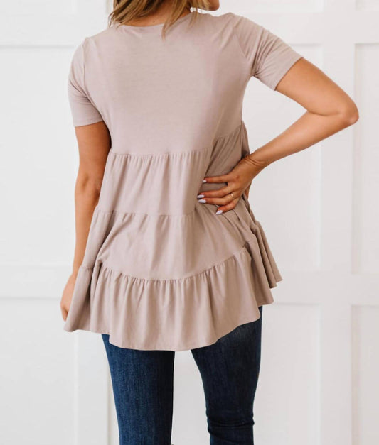 Zenana - Tiered Babydoll Tee