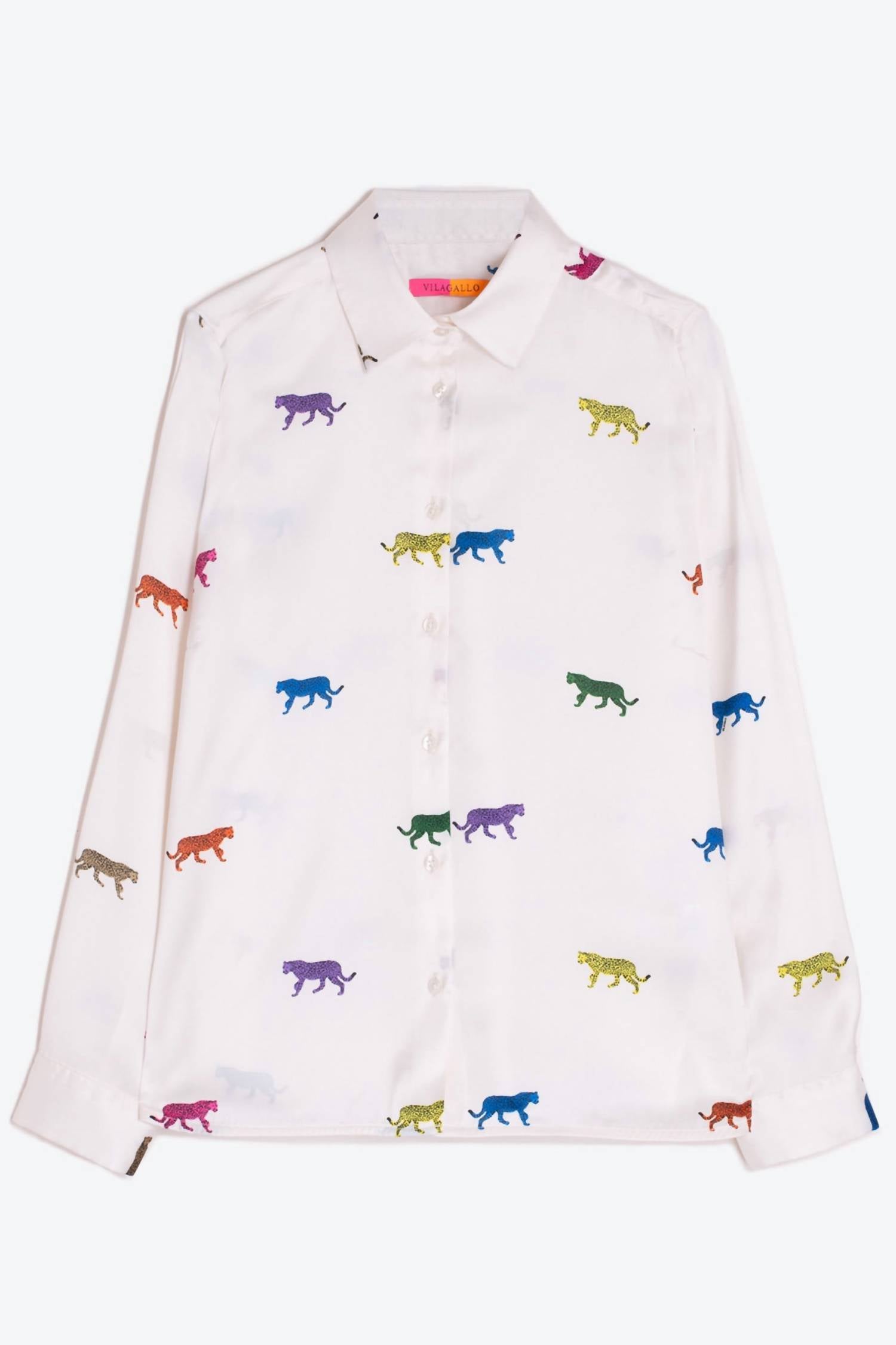 Vilagallo - Multicolored Leopards Blouse
