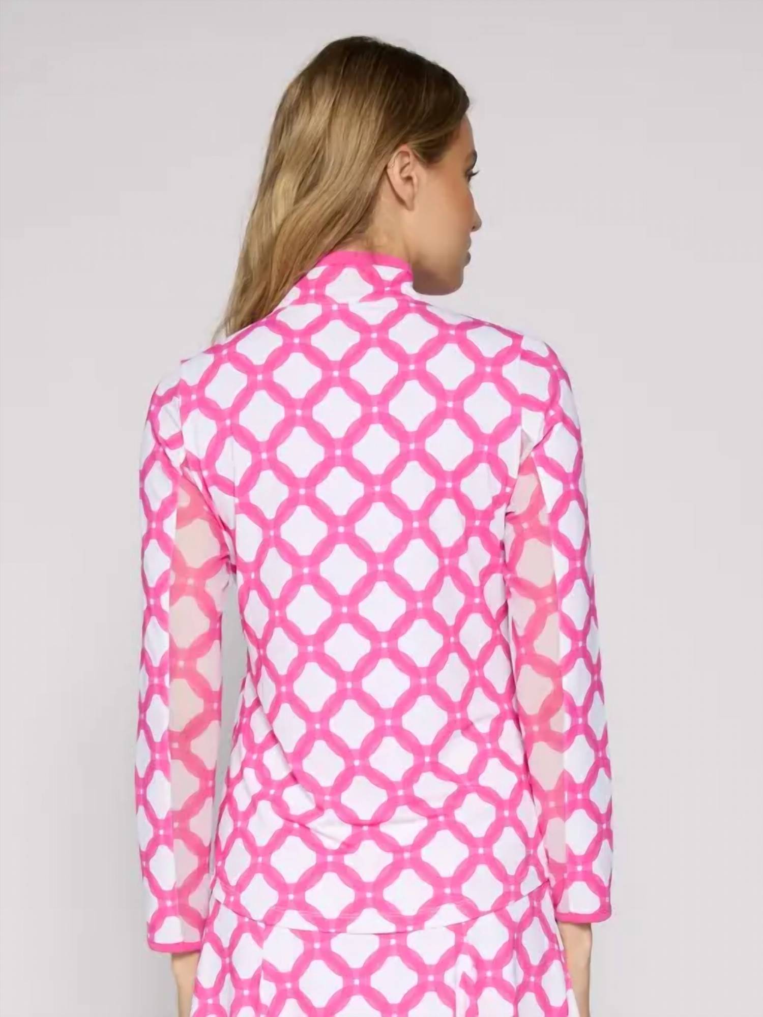 G Lifestyle - Quarter-zip Mock Neck Top