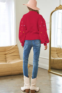 Davi & Dani - Rainbow Pom Sweater