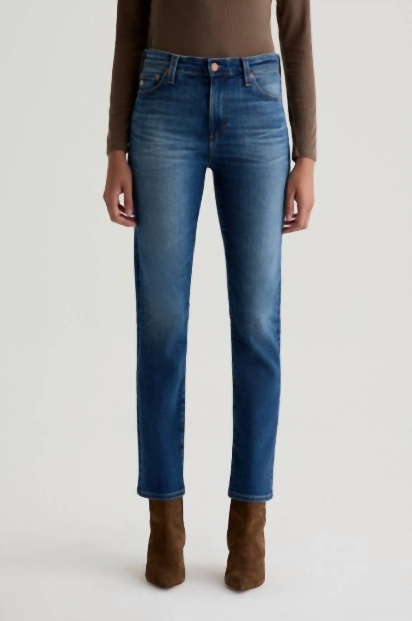 Ag Jeans - Women's Mari Mid Rise Slim Straight Leg Jeans