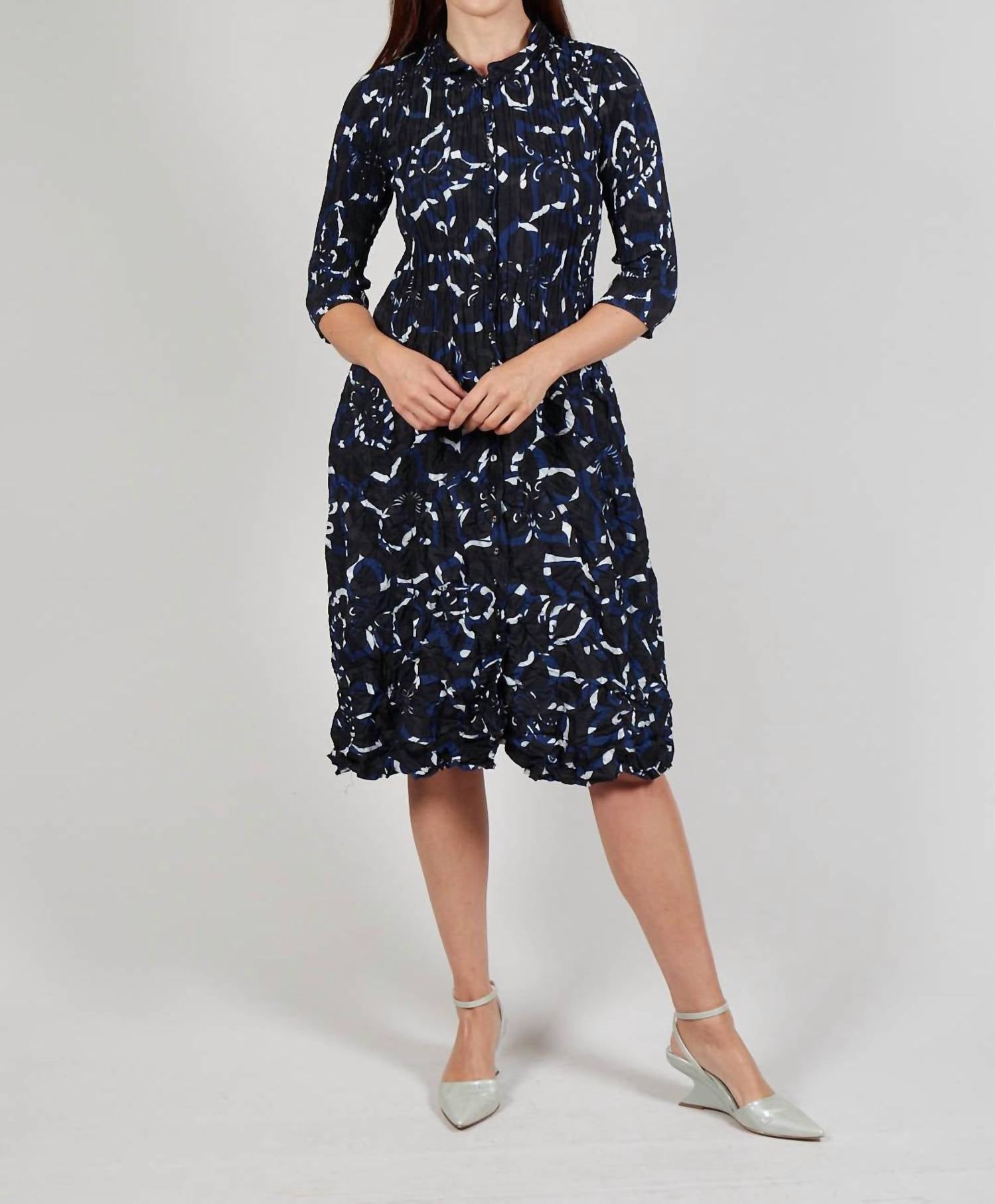 Alquema - 3/4 Sleeve Pocket Dress