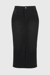 Joseph Ribkoff - Cybele Classic Denim Pencil Midi Skirt