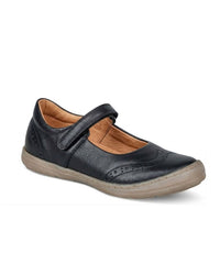 Froddo Girl's G3140133 Mary Jane Shoes in black - kids' shoe - detail view