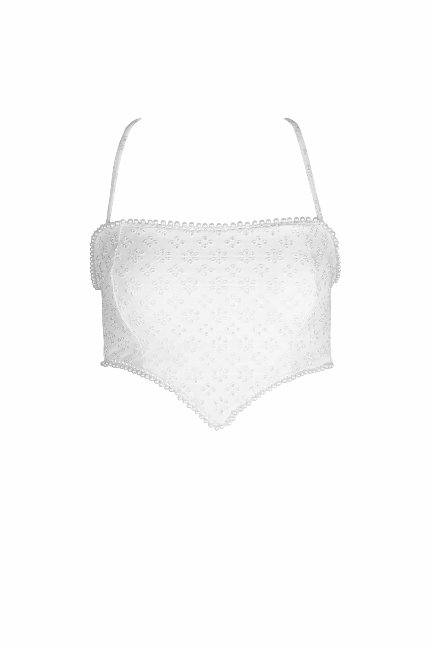 Soah - Eyelet Dorothy Bikini Top