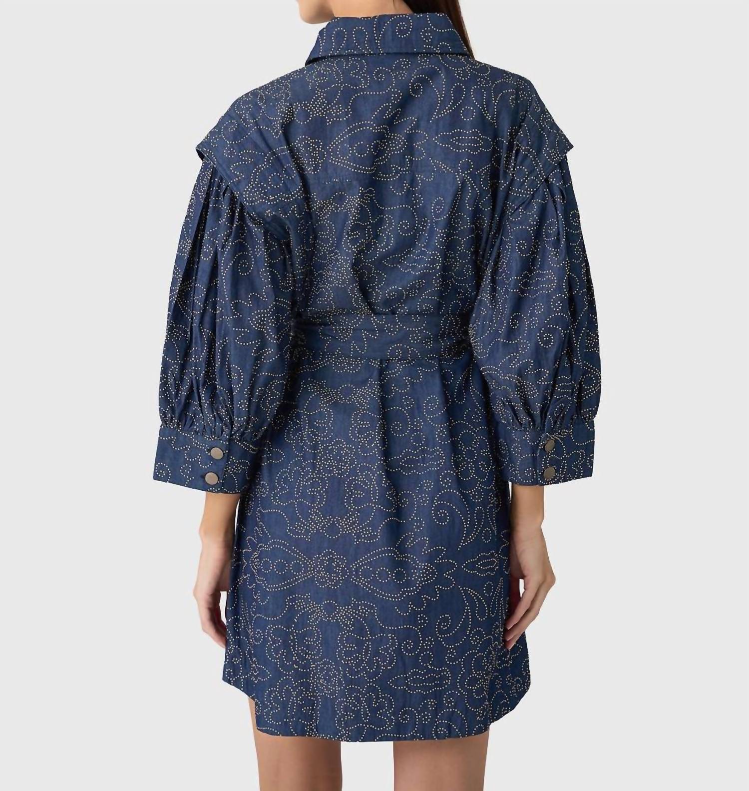 Never A Wallflower - Denim Midi Dress