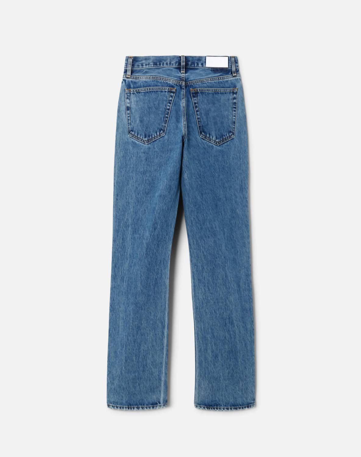 RE/DONE Standard Straight Leg Jeans in blue mere - women's jeans - view 8