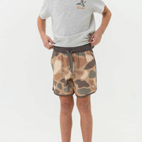 Burlebo - Kid's Print Compression Liner Swim Trunks