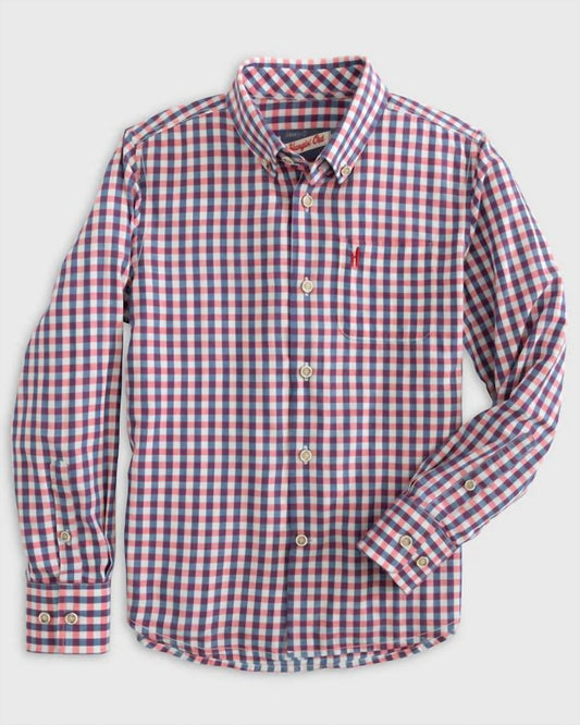 Johnnie-O - Kids Boys Abner Performance Button Up Shirt