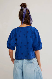 Free People - Jessie Eyelet Tee