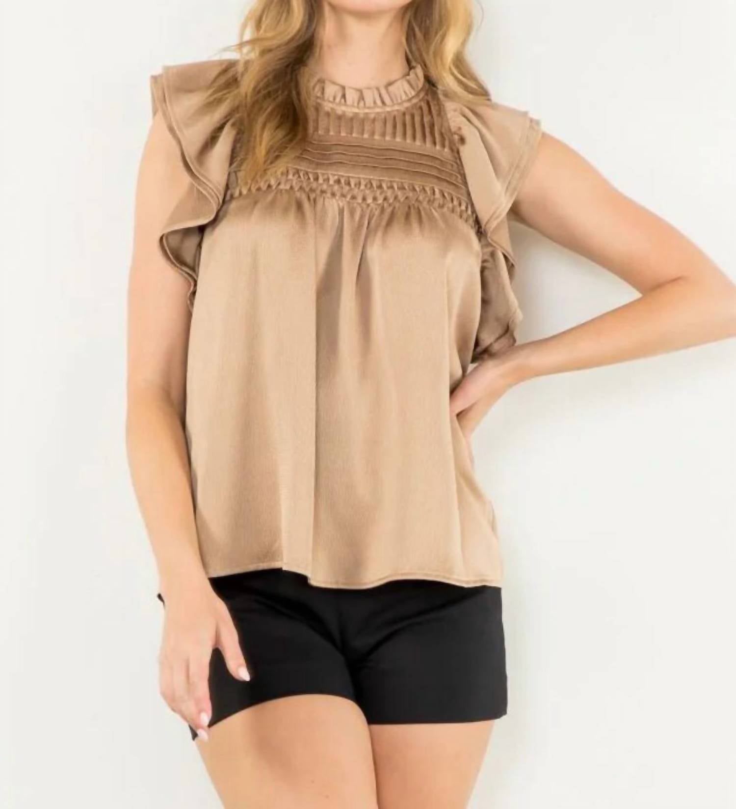 Thml - Flutter Sleeve Top