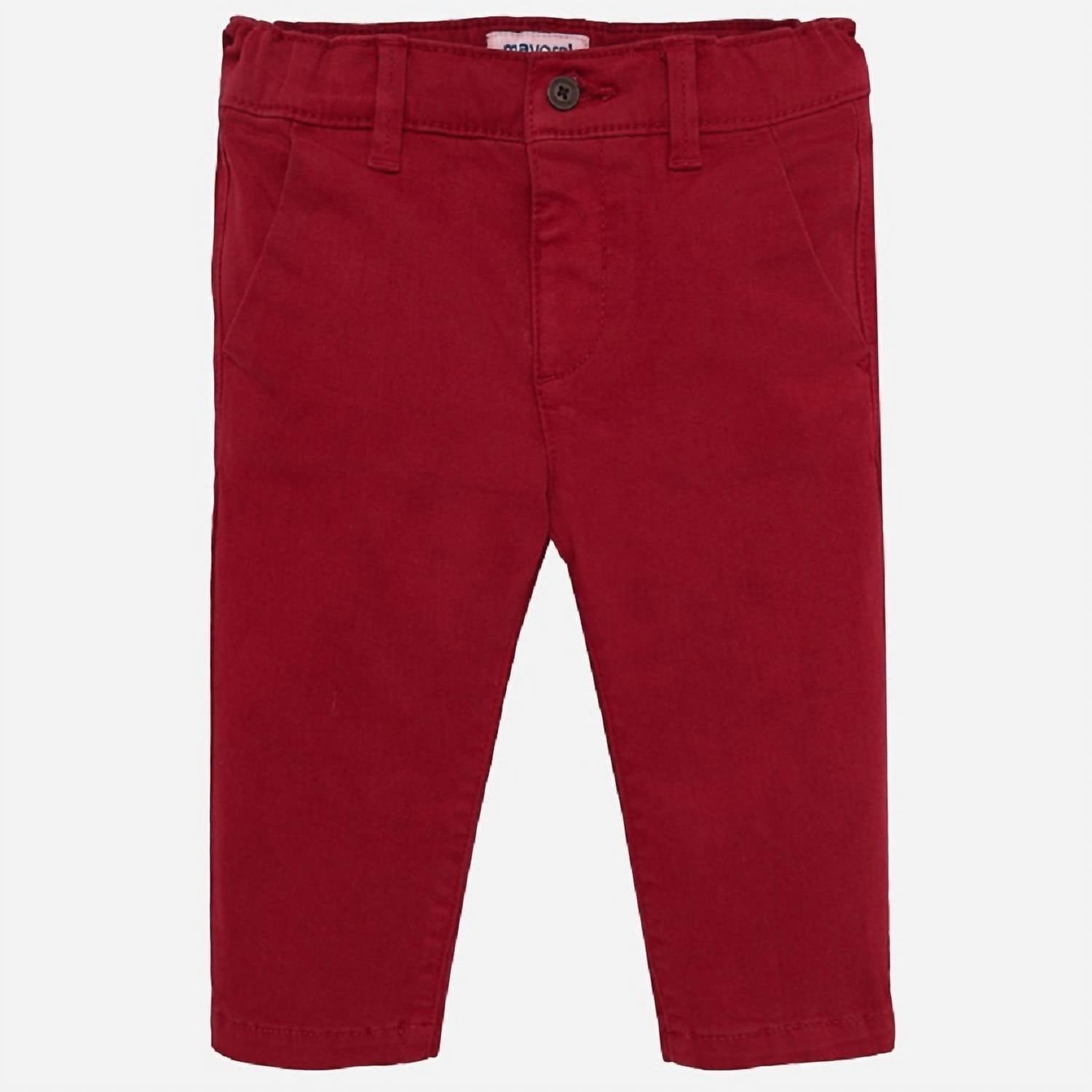 Mayoral - Boys Slim Twill Basic Trousers
