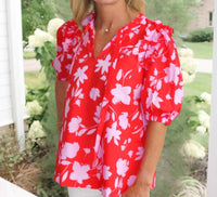 Sugarlips - Bethany Tie Neck Blouse