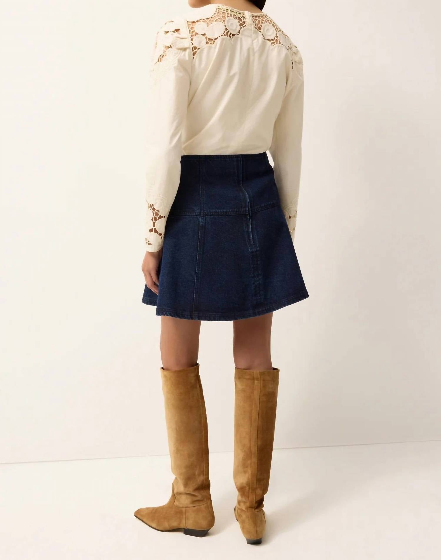 Marie Oliver Dori Top in turtledove - women's blouse - view 4