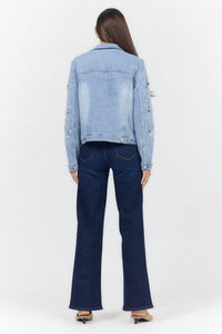 Dear John Denim - Ainsley Embroidered Denim Jacket