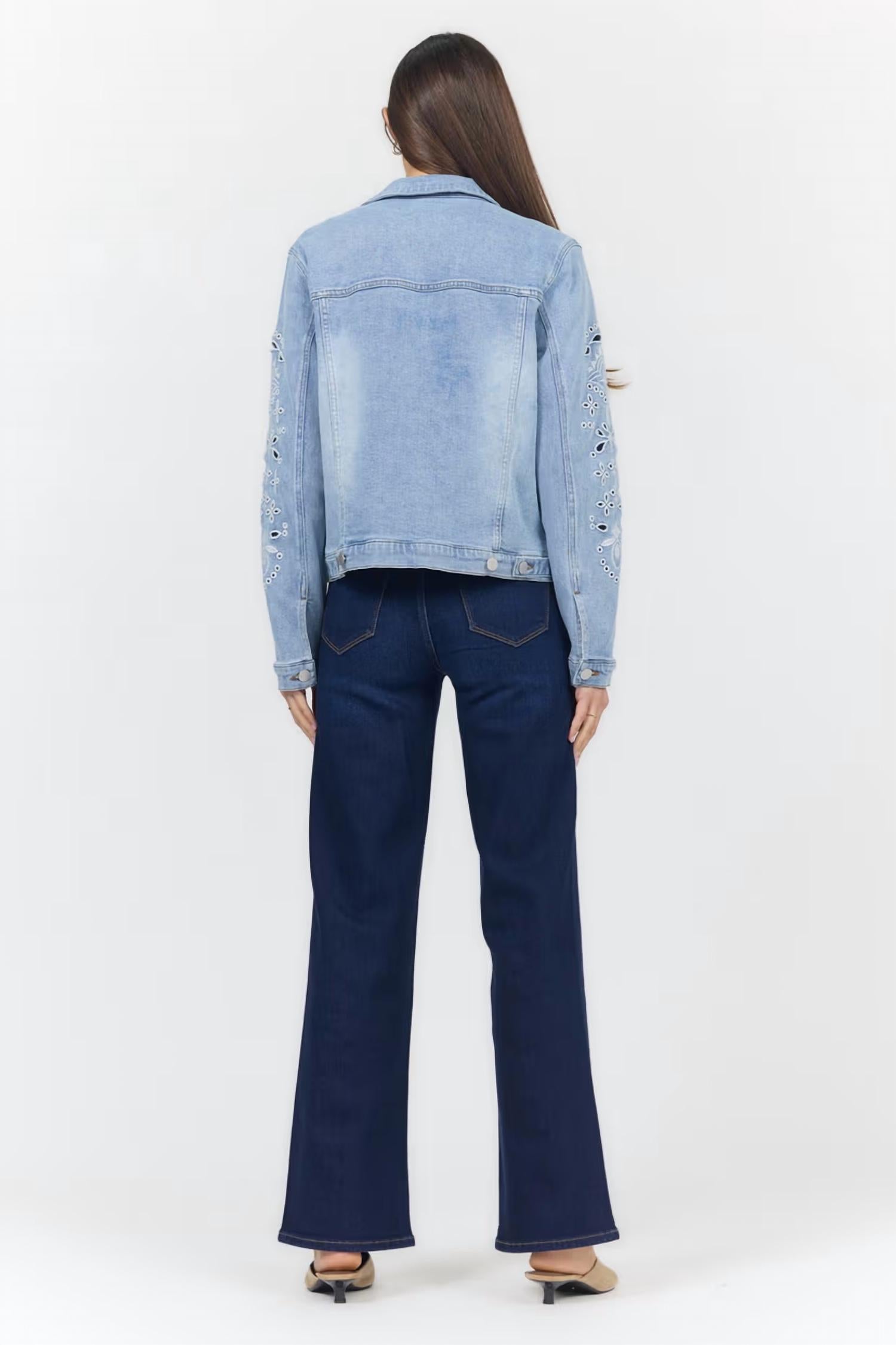 Dear John Denim - Ainsley Embroidered Denim Jacket