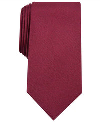 Club Room Men's Elegant Tie in burgundy - men's accessory - detail view
