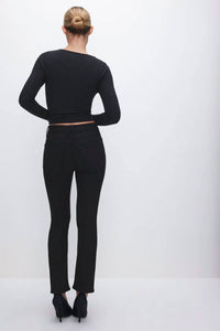 Good American - Never Fades Good Legs Straight Jeans