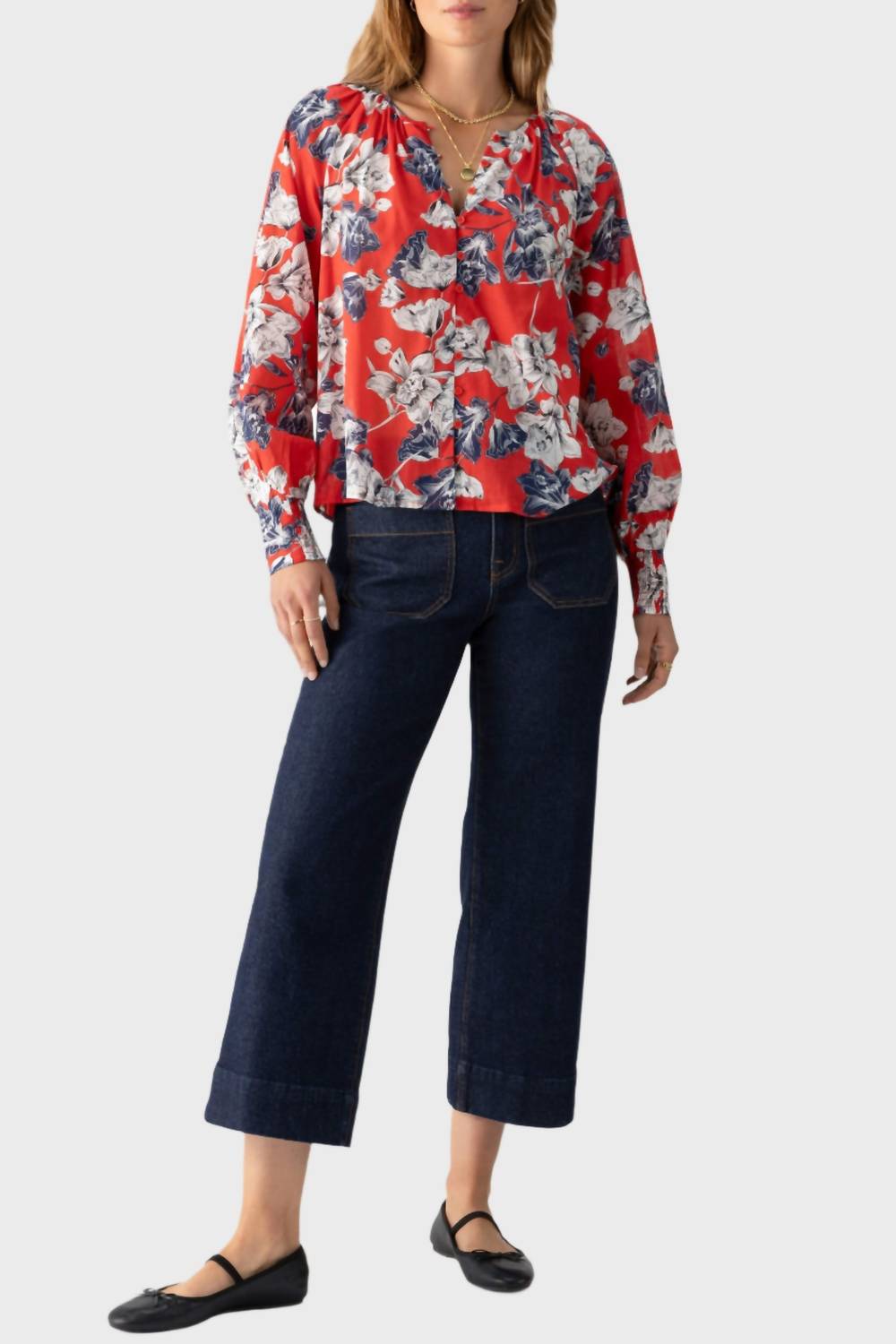 Sanctuary - Garden Button Front Blouse