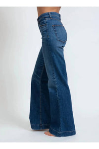 ASKK NY Juniper Wide Leg Jeans in auburn - women's jeans - view 4