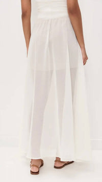 Enza Costa - Crinkled Chiffon Skirt