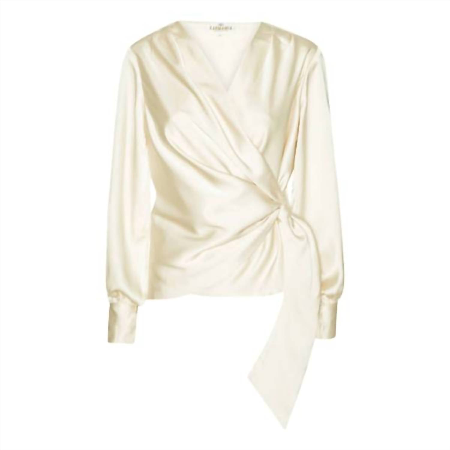 Karmamia WOMEN'S INES BLOUSE in semi rich ivory 1 - women's blouse