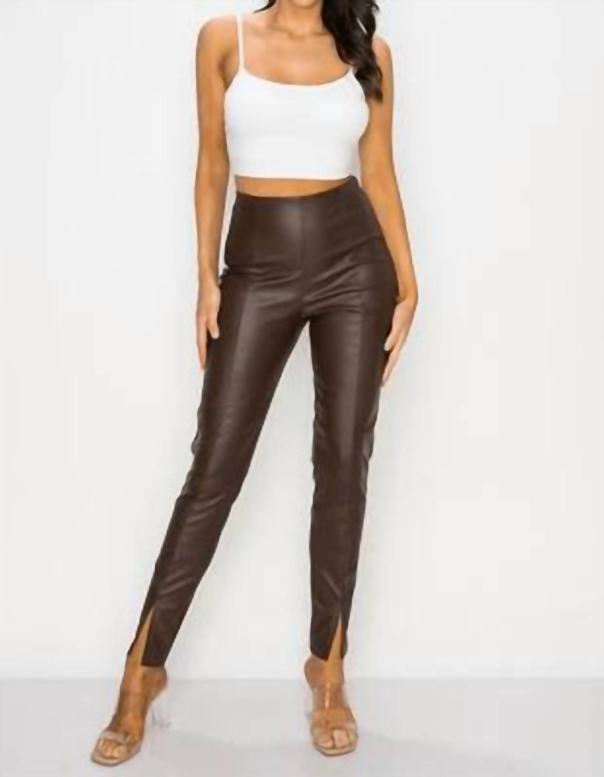 Canvas Apparel - Pleather Skinny Pants