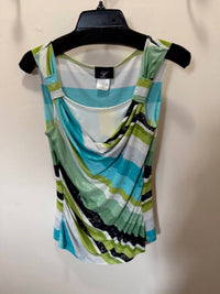 Libra - Women's Diagonal Stripe Layered Tank