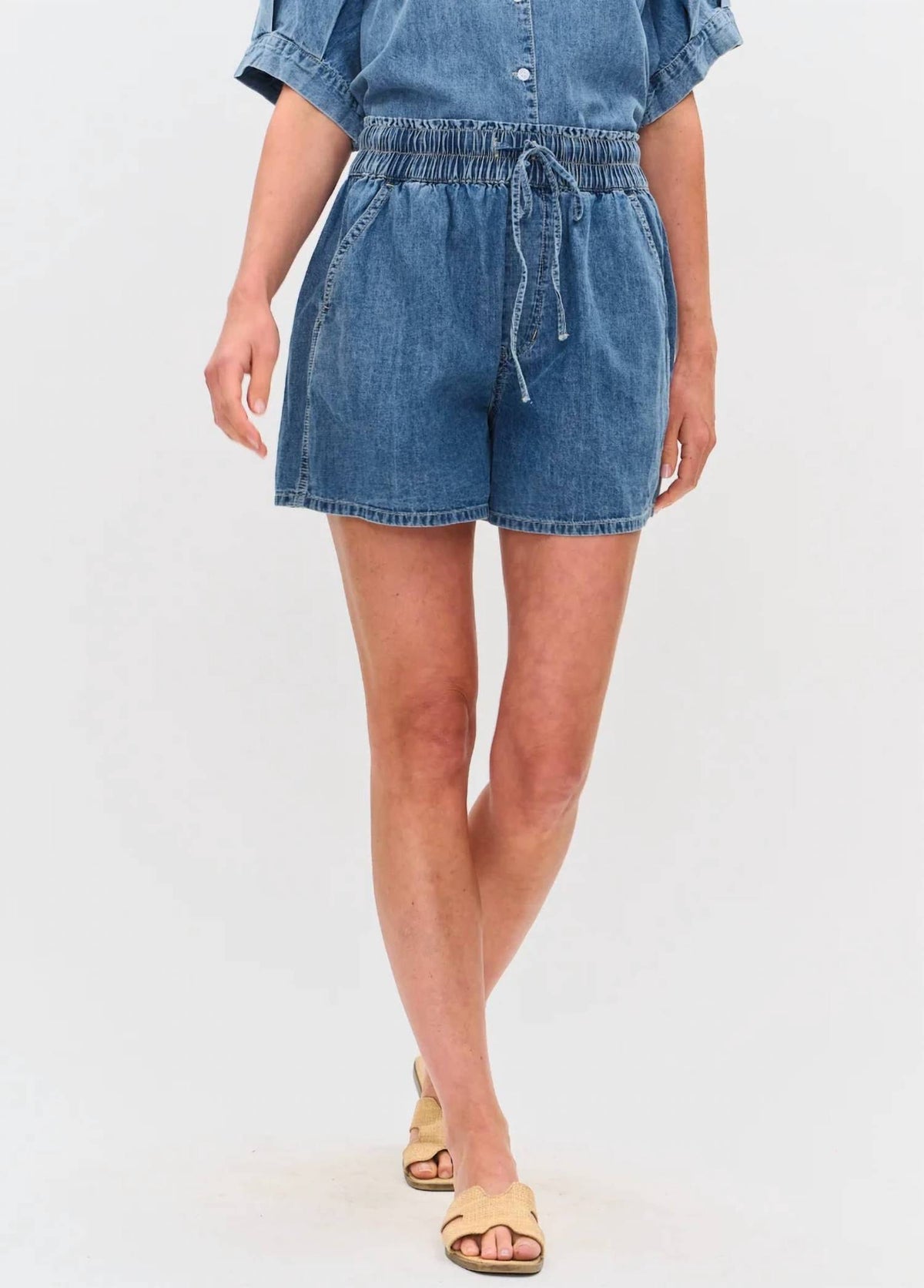 Six/Fifty - Emma Denim Elastic Waist Short