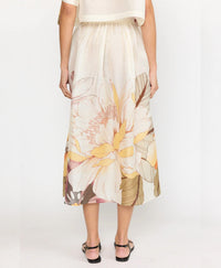 CHRISTY LYNN Trina Midi Skirt in eden ivory - women's skirt - alternate view