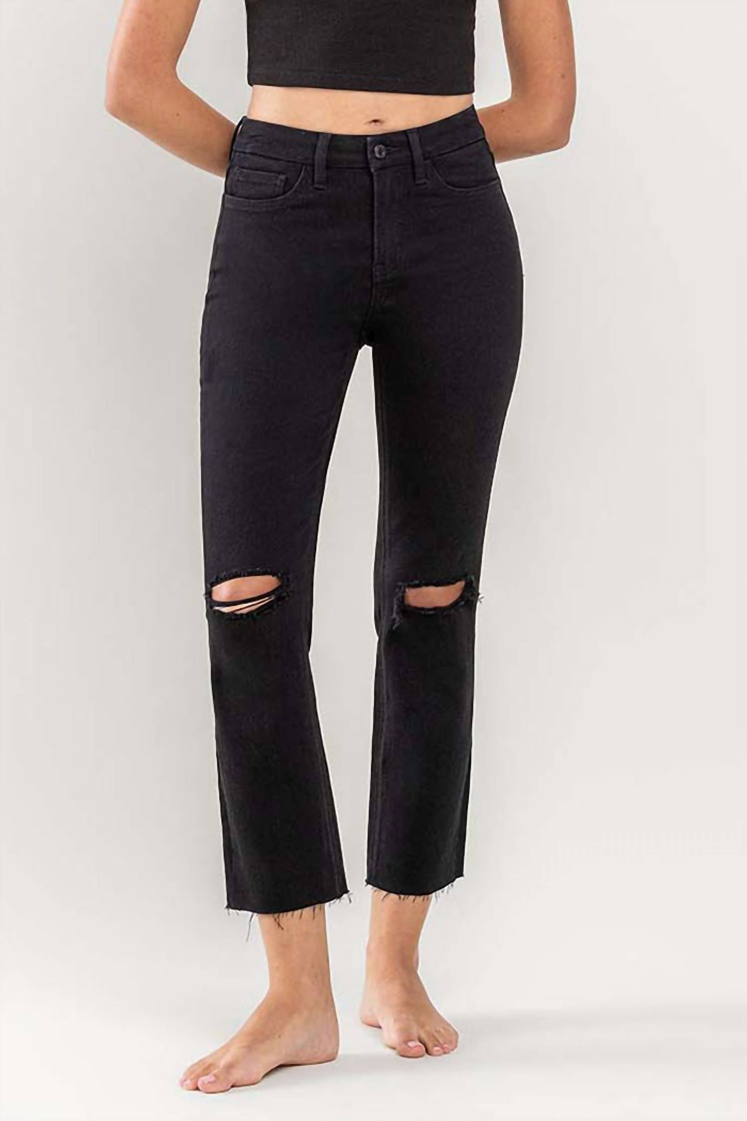 Flying Monkey - Jeanette High-rise Slim Straight Jean