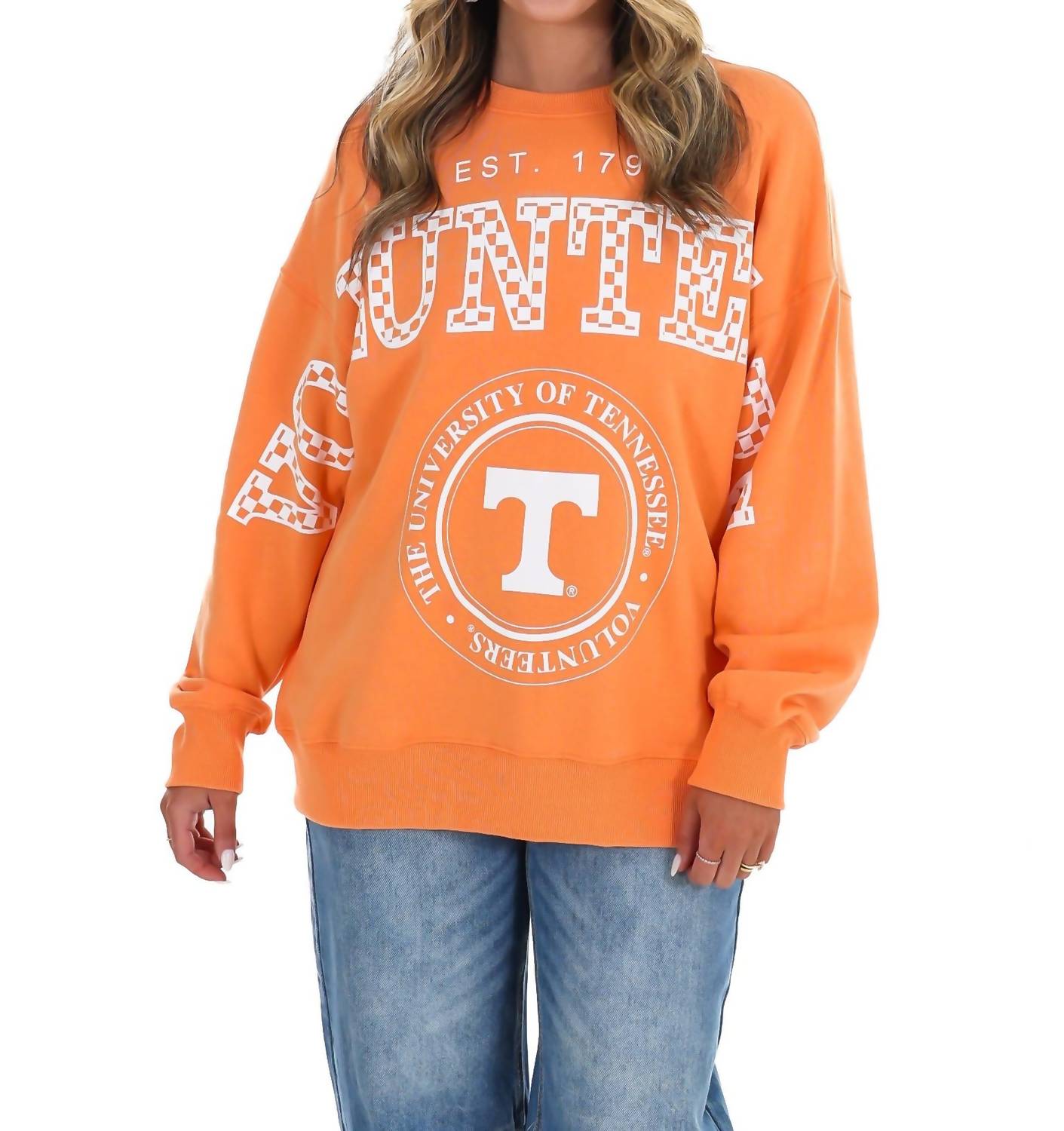 Gameday Social - Tennessee Philly Split Crewneck Tee