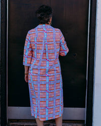 Uncle Frank - Plaid Midi Swing Dress