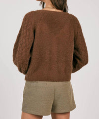 Sage The Label - Sweeping Wind Button Front Cardigan