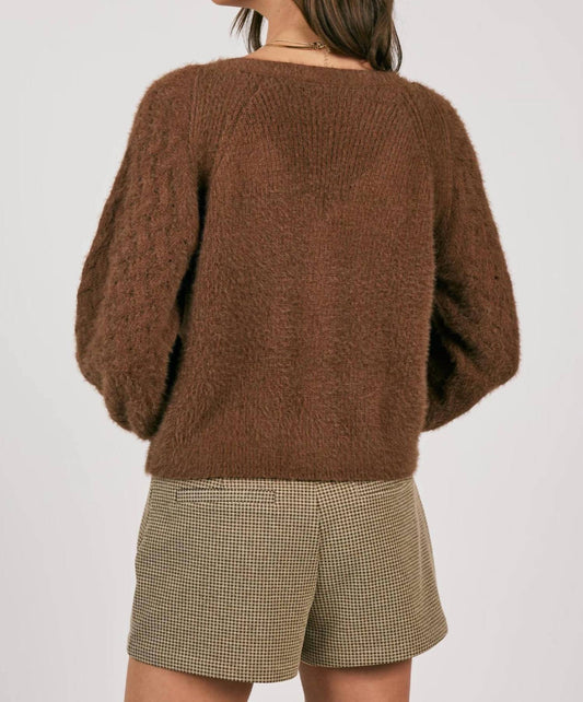 Sage The Label - Sweeping Wind Button Front Cardigan