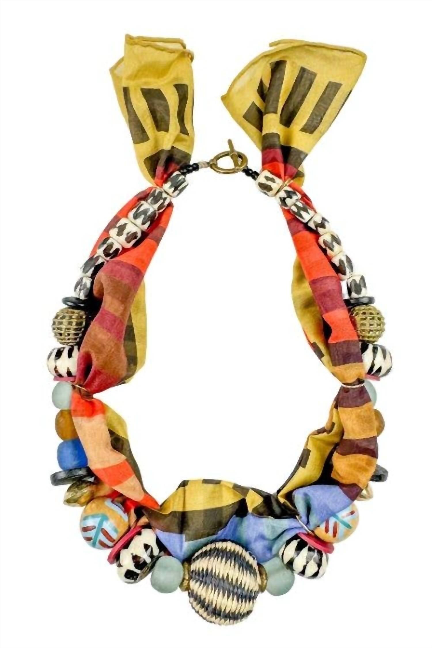 Twine & Twig - Women's Beaded Bandana Necklace