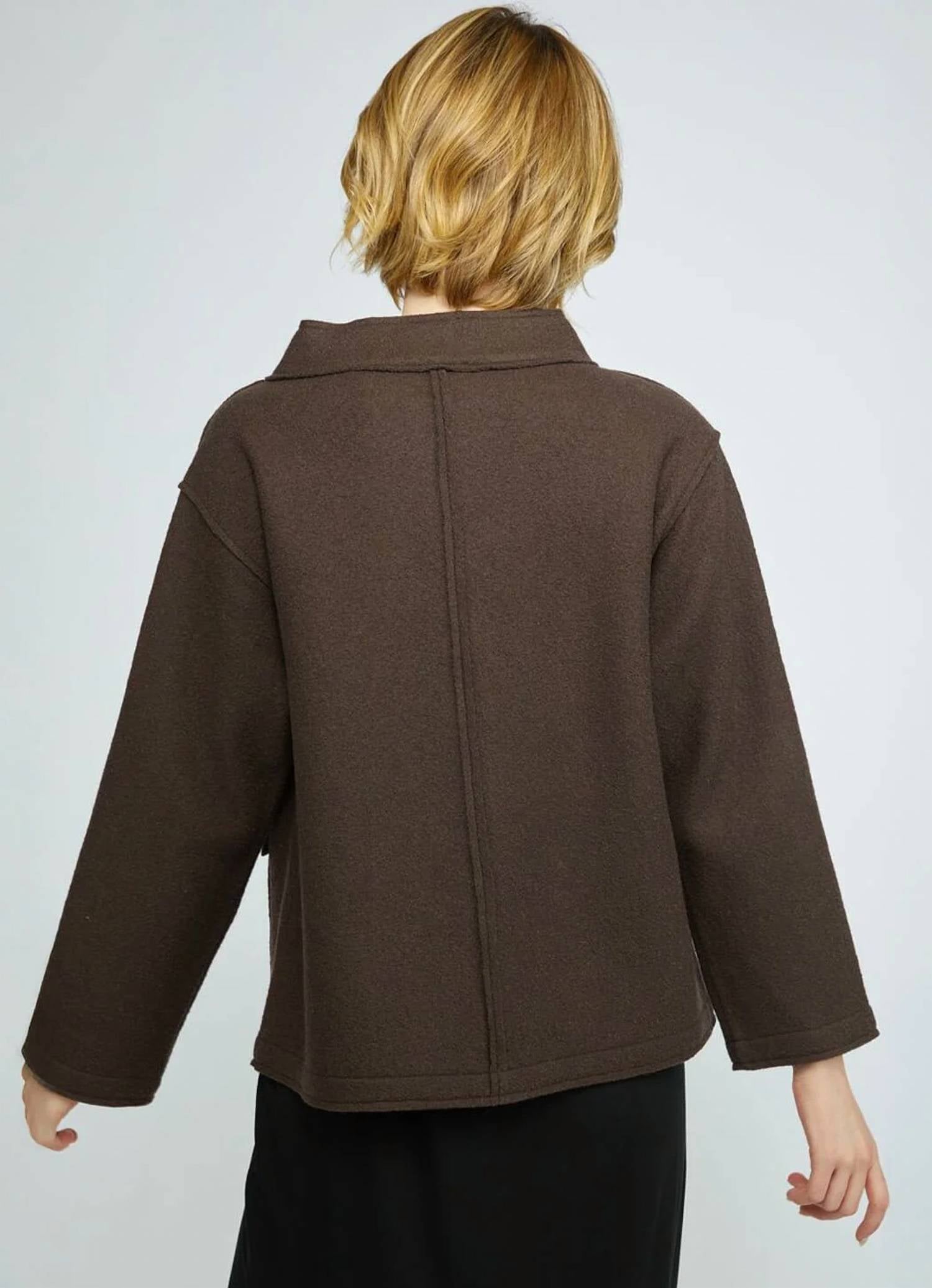Olivia By Habitat - Boiled Wool Snappy Jacket