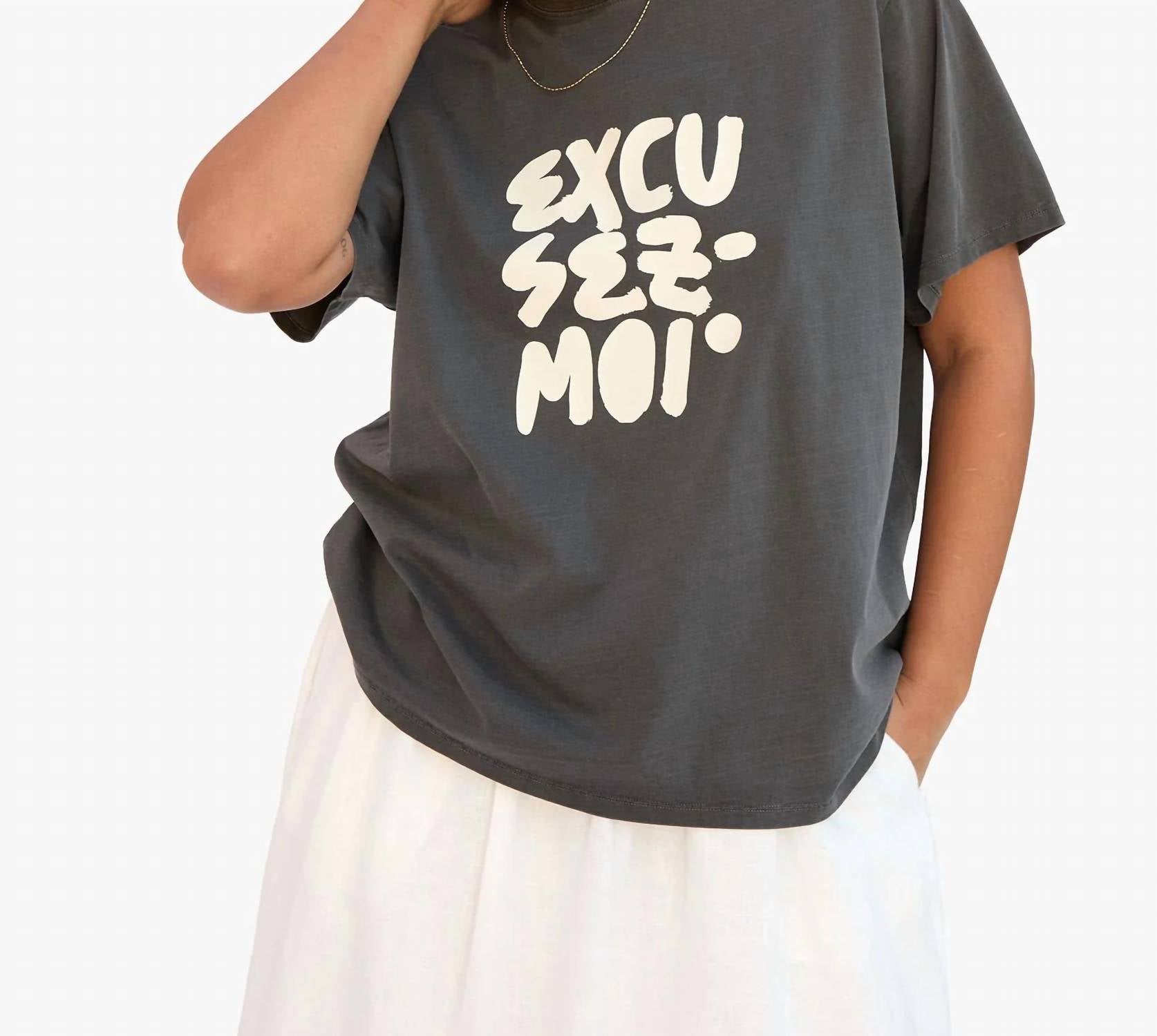 Clare V. - Excusez Moi Original Short Sleeve Tee