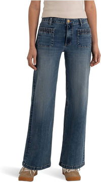 Kut From The Kloth - Kloth Maya High-rise Wide Leg Patch Pockets