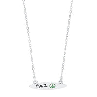 Jessica Elliot - Women's Enamel Small Surfboard Necklace - Paz