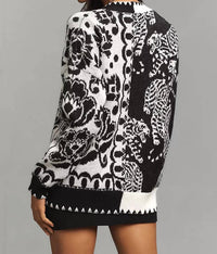 Farm Rio - Oversize V-neck Knit Cardigan