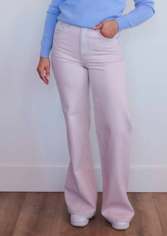 Pistola - Ruby Wide Leg Acid Wash Denim