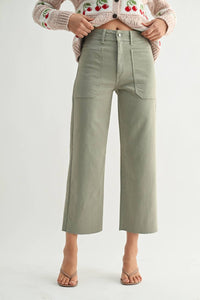 Just Black Denim - High Rise Wide Leg Denim Jeans