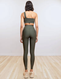 HEROINE SPORT Vital High-performance Compression Legging in sage - women's pants - detail view