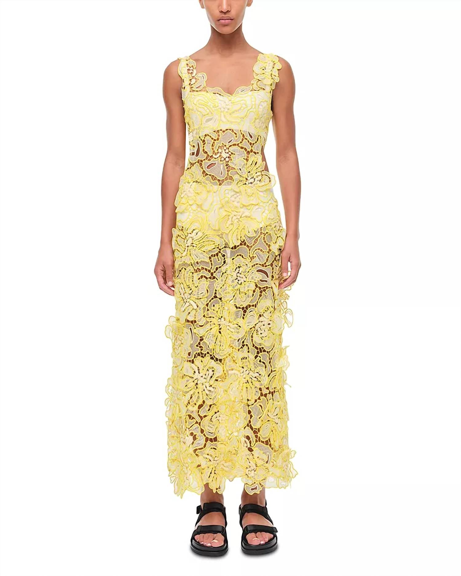 Jonathan Simkhai - Corinna Lace Midi Dress