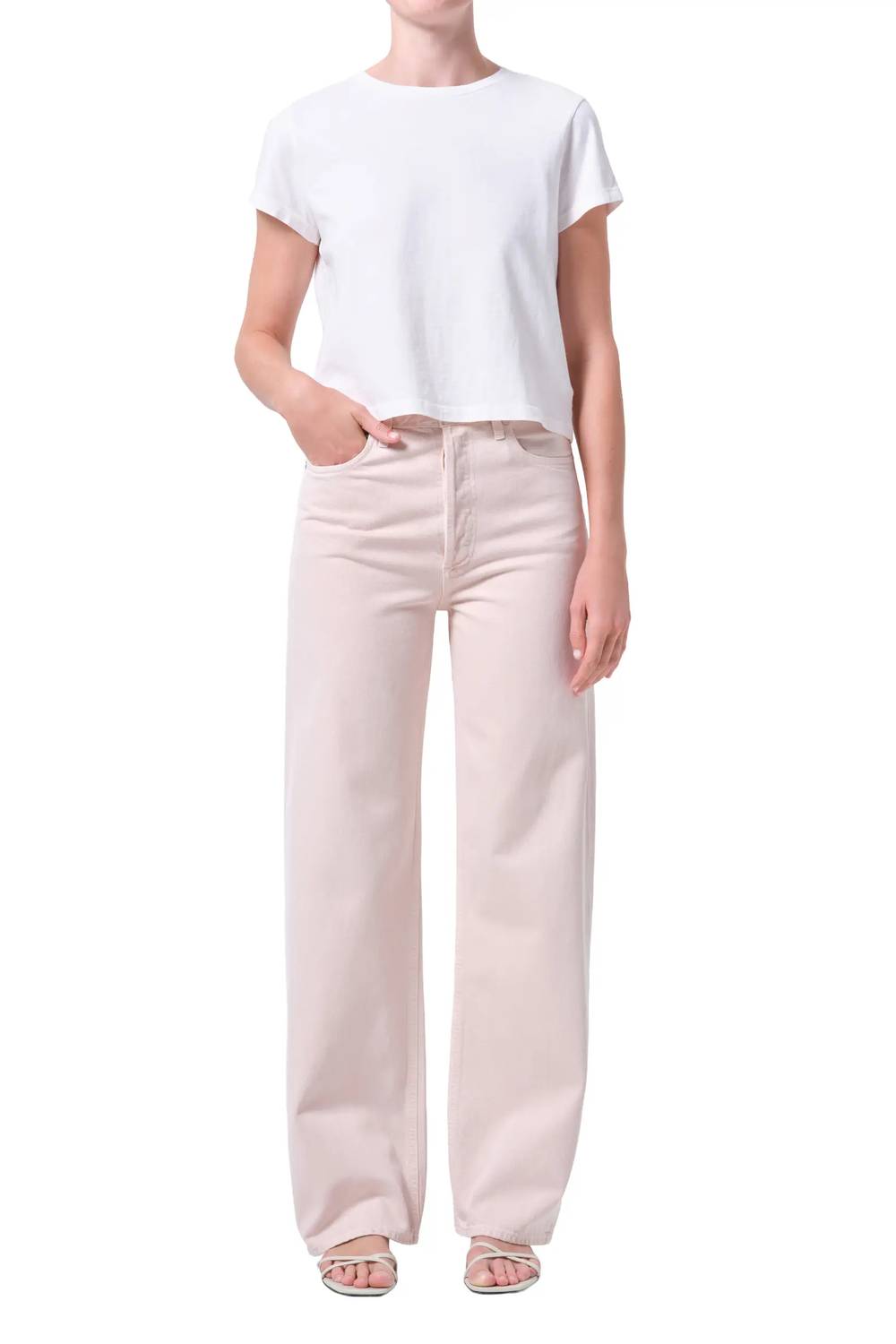 Agolde - Ren High Waist Wide Leg Jeans