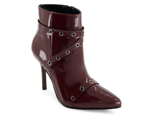 Andrea - Women's Stiletto Riveted Strap Fashion Booties